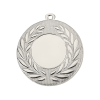 Medailles Zilverkleurig medaille 50 mm