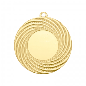 Medailles Goudkleurig medaille 50 mm